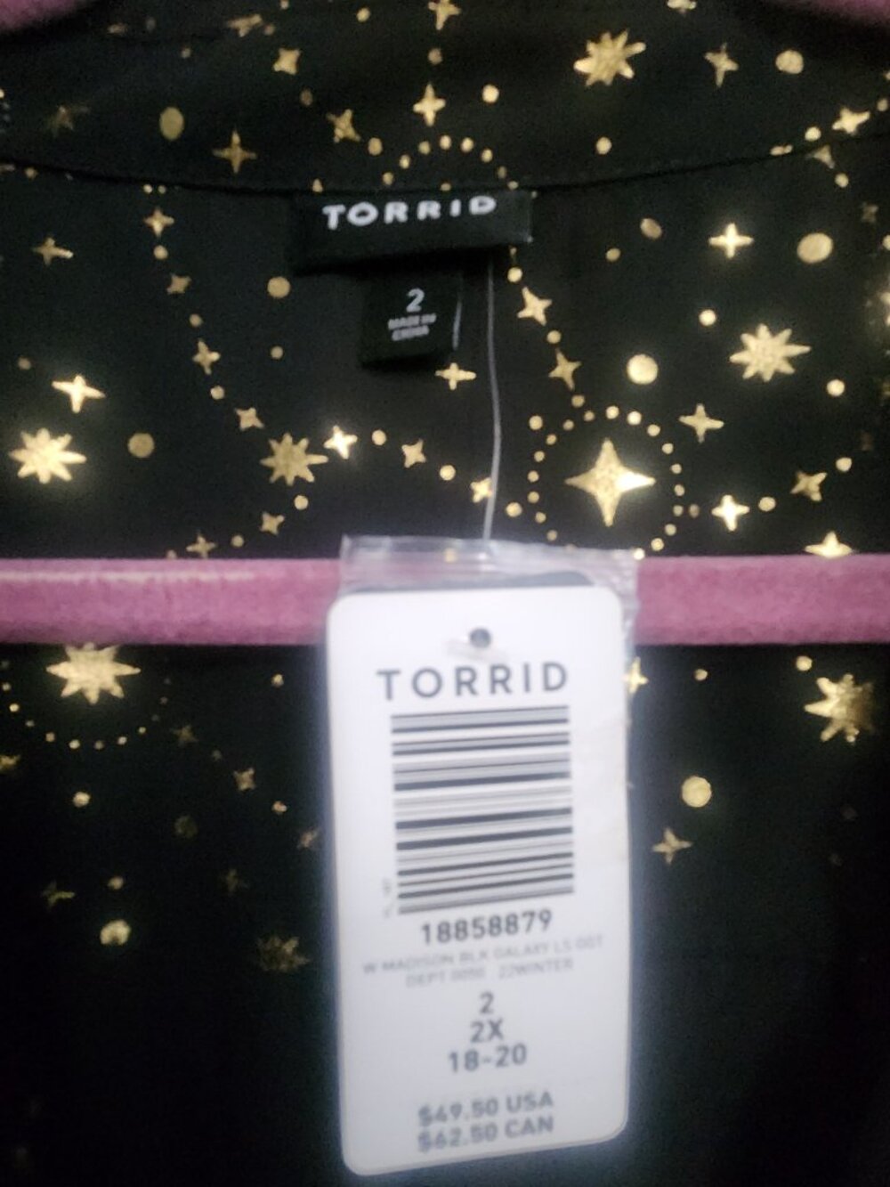 Unique Torrid button up - Picture 2 of 6